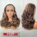 #4/30  Double Drawn Bouncy Curl 13x4 Transparent Lace Full Frontal 300% Density Wig